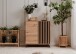 Kommode >Medan< (BxHxT: 80x85x40 cm) in Artisan Oak / Anthrazit