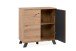 Kommode >Medan< (BxHxT: 80x85x40 cm) in Artisan Oak / Anthrazit