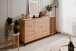 Sideboard >Medan< (BxHxT: 160x85x40 cm) in Artisan Oak / Anthrazit