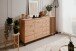 Sideboard >Medan< (BxHxT: 160x85x40 cm) in Artisan Oak / Anthrazit