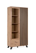 Standvitrine >Medan< (BxHxT: 92x198x40 cm) in...