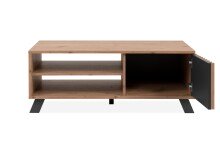 Couchtisch >Medan< (BxHxT: 110,5x42x67 cm) in Artisan Oak / Anthrazit