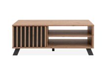 Couchtisch >Medan< (BxHxT: 110,5x42x67 cm) in Artisan Oak / Anthrazit