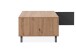 Couchtisch >Medan< (BxHxT: 110,5x42x67 cm) in Artisan Oak / Anthrazit