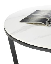 Beistelltisch >Harper< (DxH: 90x45 cm) in Metall - 45 (H)