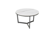 Beistelltisch >Harper< (DxH: 90x45 cm) in Metall - 45 (H)