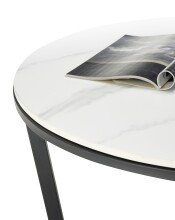 Beistelltisch >Harper< (DxH: 90x45 cm) in Metall - 45 (H)