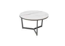 Beistelltisch >Harper< (DxH: 90x45 cm) in Metall - 45 (H)