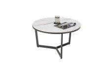 Beistelltisch >Harper< (DxH: 90x45 cm) in Metall - 45 (H)