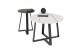 Wohnzimmertisch >Jason< (DxH: 70x45 cm) in Metall - 45 (H)