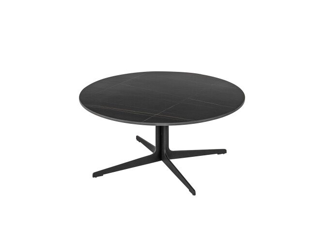 Beistelltisch >Lena< (DxH: 80x35 cm) in Metall - 35 (H)