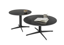 Beistelltisch >Lena< (DxH: 80x35 cm) in Metall - 35 (H)