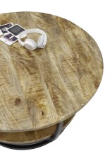Beistelltisch >Jambi< (DxH: 87x44 cm) in Tischplatten Mango massiv