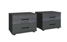 Nachtschrank >KOPENHAGEN< (BxHxT: 104x40x38 cm) in...