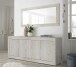 Sideboard >Belinda< (BxHxT: 207x86x43 cm) Holzstruktur Pinie Weiss