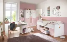 Kinderschreibtisch >CINDY2< (BxHxT: 140x72x70 cm)...