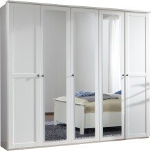 Komplettschlafzimmer >CHALET< (BxHxT: 509x210x210 cm) in WEISS