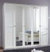 Kleiderschrank >CHALET< (BxHxT: 225x210x58 cm) in WEISS - 225x210x58cm (BxHxT)