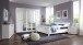 Kleiderschrank >CHALET< (BxHxT: 225x210x58 cm) in WEISS - 225x210x58cm (BxHxT)