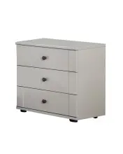 Nachtschrank >CHALET< (BxHxT: 52x58x38 cm) in WEISS...