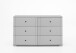 Schubkastenkommode >CHALET< (BxHxT: 130x83x41 cm) in WEISS - 130x83x41cm (BxHxT)