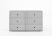 Schubkastenkommode >CHALET< (BxHxT: 130x83x41 cm) in WEISS - 130x83x41cm (BxHxT)