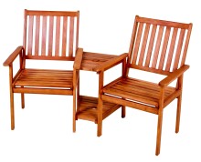 Gartensessel >Edison< (BxHxT: 160x96x77 cm) in braun - 160x96x77 (BxHxT)