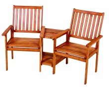 Gartensessel >Edison< (BxHxT: 160x96x77 cm) in braun - 160x96x77 (BxHxT)
