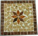 Beistelltisch >Amarillo< (BxHxT: 35x53x35 cm) in schwarz/braun/rot aus Metall