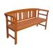 Gartenbank >Harland< (BxHxT: 157x82,2x45 cm) in braun - 157x82,2x45 (BxHxT)