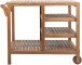 Servierwagen >Akron< (BxHxT: 89x75x54,5 cm) in holzfarben - 89x75x54,5 (BxHxT)
