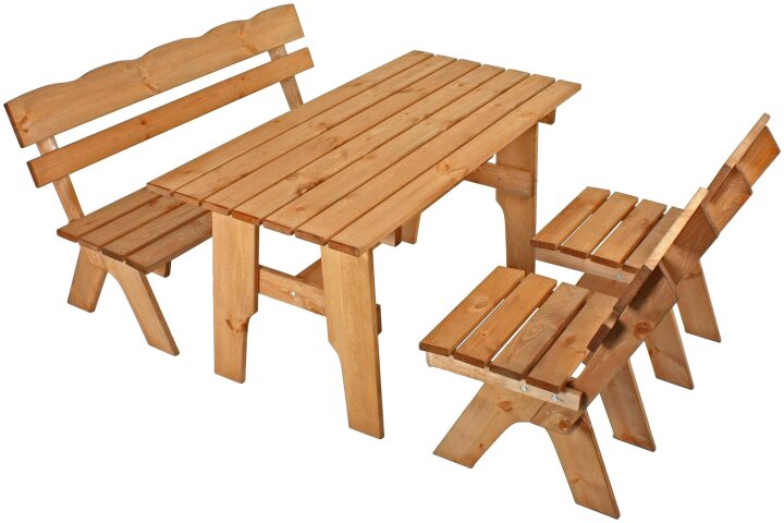 Garten-Essgruppe >Schwarzwald< (BxHxT: 150x74x70 cm) in kieferfarben