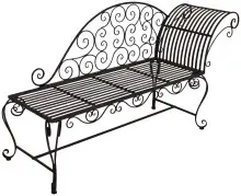 Gartenbank >Lamington< (BxHxT: 163x87x47,5 cm) in...