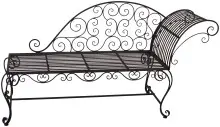 Gartenbank >Lamington< (BxHxT: 163x87x47,5 cm) in...