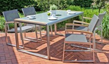 Garten-Essgruppe >Ava< (BxHxT: 160x74x90 cm) in...