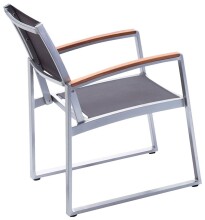 Garten-Essgruppe >Ava< (BxHxT: 160x74x90 cm) in silberglaenzend/braun