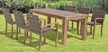 Garten-Essgruppe >Topeka< (BxHxT: 180x77x90 cm) in...