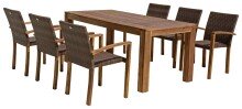 Garten-Essgruppe >Topeka< (BxHxT: 180x77x90 cm) in...