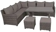 Gartenlounge-Set >Oviedo< in grau aus...