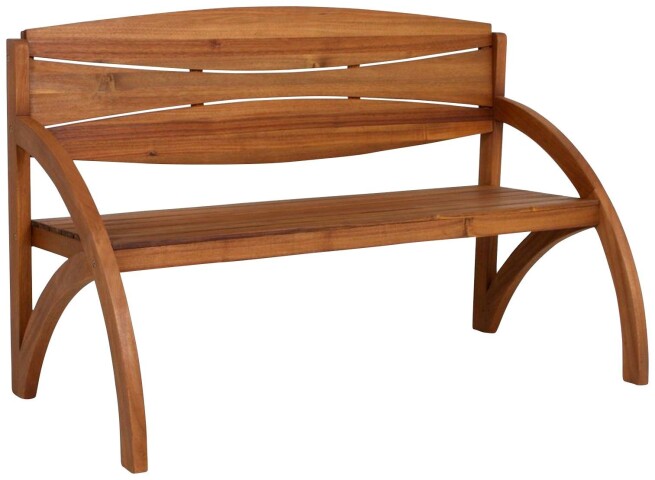 Gartenbank >Hadia< (BxHxT: 140x90x66 cm) in holzfarben - 140x90x66 (BxHxT)