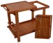 Servierwagen >Hayward< (BxHxT: 100x76x60 cm) in holzfarben - 100x76x60 (BxHxT)
