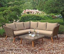 Garten-Essgruppe >Pamplona< (BxHxT: 180x75x180 cm)...