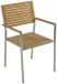 Garten-Essgruppe >Denver< (BxHxT: 90x75x90 cm) in silberfarben/braun