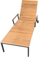 Rollliege >Denver< (BxHxT: 70x92x197 cm) in braun -...