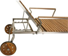 Rollliege >Denver< (BxHxT: 70x92x197 cm) in braun - 70x92x197 (BxHxT)