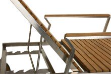 Rollliege >Denver< (BxHxT: 70x92x197 cm) in braun - 70x92x197 (BxHxT)