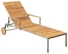 Rollliege >Denver< (BxHxT: 70x92x197 cm) in braun -...