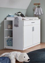 Unterschrank >KIEL< (BxHxT: 35x91x38 cm) in WEISS - 35x91x38cm (BxHxT)