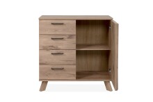 Kommode >Wellington< (BxHxT: 84,5x85x40 cm) in Schwedeneiche aus Holzwerkstoff
