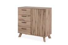 Kommode >Wellington< (BxHxT: 84,5x85x40 cm) in Schwedeneiche aus Holzwerkstoff